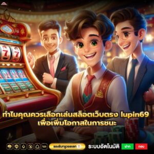 ทำไมคุณควรเลือกเล่น สล็อตเว็บตรง lupin69 เพื่อเพิ่มโอกาสในการชนะ